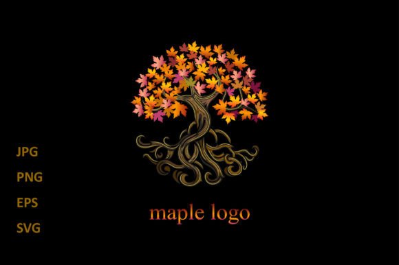 Abstract Maple Tree Logo and Human Tree: A Practical Guide to Vector Design Assets