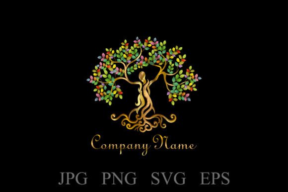 Ancient Decorative Tree Logo: A Timeless Asset for Modern Design