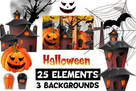 Elevate Designs with Halloween PNG Clipart