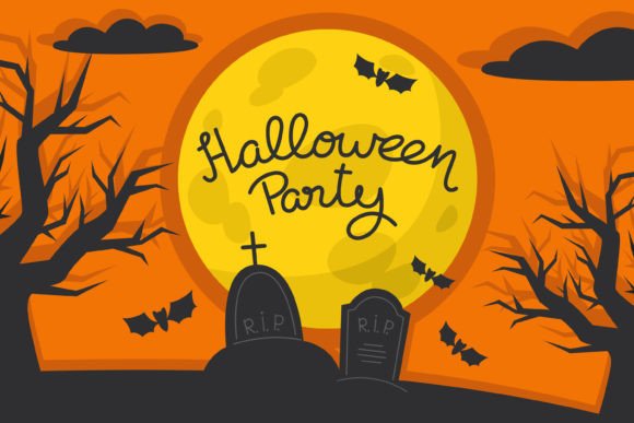 Halloween Big Set: 24 Spooky Illustrations for Designers