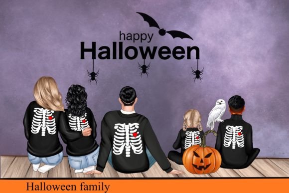 Halloween Family Design Assets